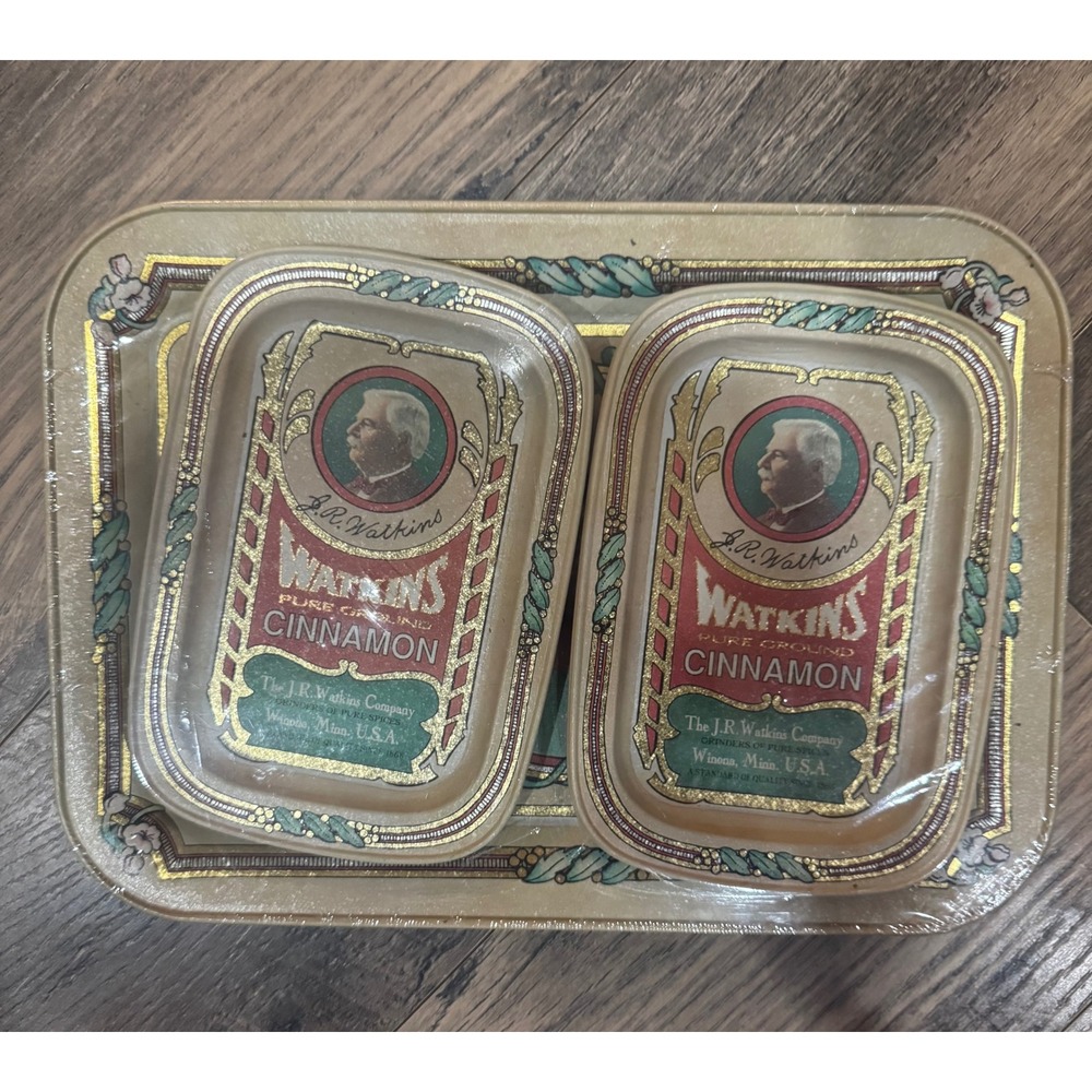 Watkins‎ Heritage Tray Set 25th Anniversary Decorative Serving Trays